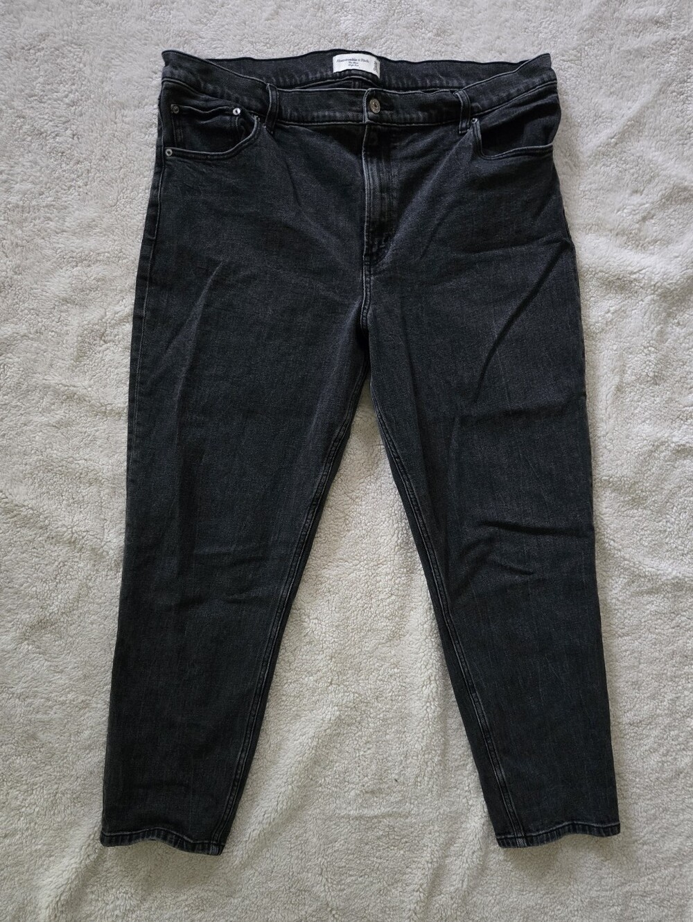 Abercrombie & Fitch High Rise Mom Jeans 34/18 Long